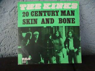 The Kinks 20 Century Man 7 " Rare Dutch Pic Sleeve Rca