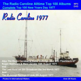 Pirate Radio Caroline Top 100 1977