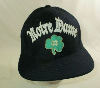 Vintage Adidas Wool Ball Cap/hat Notre Dame Men 