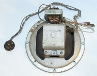 Silvertone 6 Inch Radio Speaker.  In 17 Different 1936 - 1939 Radio Models.