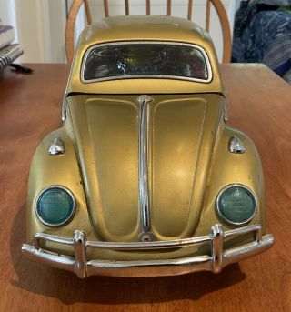 Vintage Volkswagen Vw Bug Musical Decanter Set Windup Music Box Rare Japan