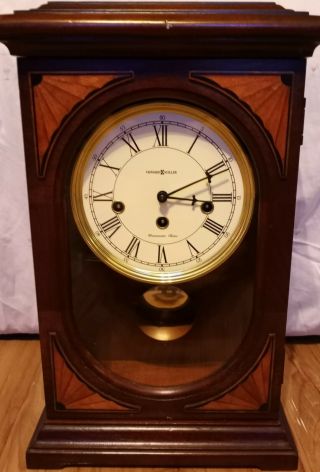 Vintage Howard Miller Westminster Chime Mantel Clock 613 - 656