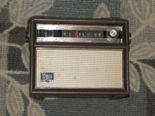 Vintage Arvin 10 Transistor Portable Radio Model 68r68 - As - Is