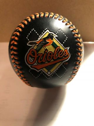 Baltimore Orioles Commemorative Baseball Rawlings Black And Orange