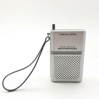 Realistic Crystal Controlled Portable Weather Radio Model 12 - 151a