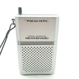 Realistic Crystal Controlled Portable Weather Radio Model 12 - 151A 2