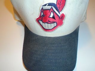 Vintage Hat Cleveland Indians Chief Wahoo Snapback Cap Mlb Usa Fathers Day 1996