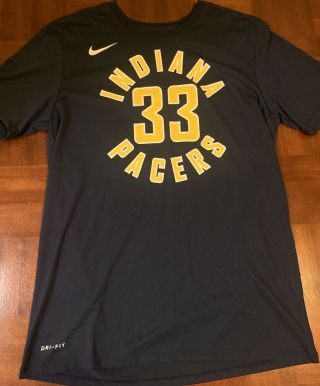 Myles Turner Indiana Pacers Nike Jersey Shirt Men’s Medium The Nike Tee Dri Fit