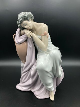 Lladro " Lost In Dreams " Figurine 6313,  Made In Spain,  10 1/2 " Tall,  7 " Widest