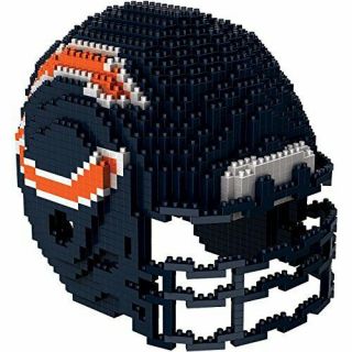 Chicago Bears Nfl 3d Brxlz Construction Toy Blocks Set - Helmet