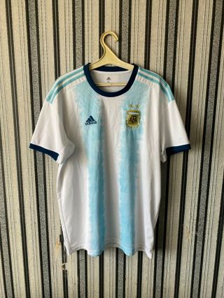 Argentina Adidas Home Football Shirt 2019 - 2020 Men 