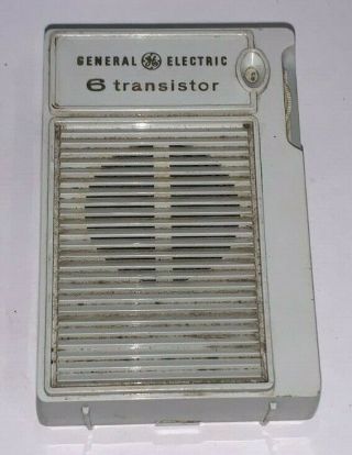 Vintage,  General Electric / Ge,  6 Transistor,  Am Radio (circa 1960 