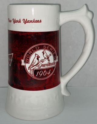 1964 World Series Champions St.  Louis Cardinals Beer Stein Mug Sga