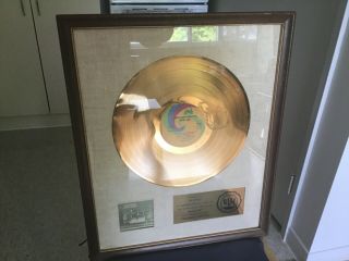 Elton John 1971 Riaa Gold Award For Tumbleweed Connection