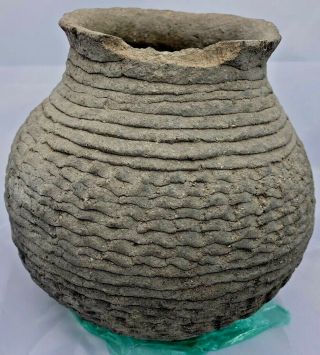 Prehistoric Casas Grandes - Hohokam Corrugated Pottery Pot