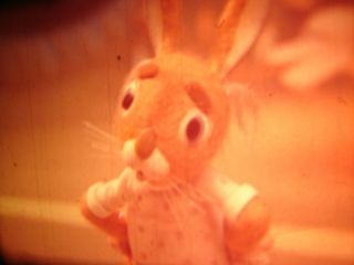 Vintage 16mm Soviete Cartoon " Sweetheart Bunny " Film Color Movie