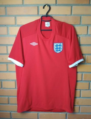 England Jersey 2010 2012 Away Size Xl Shirt Umbro Football Soccer Trikot Maglia