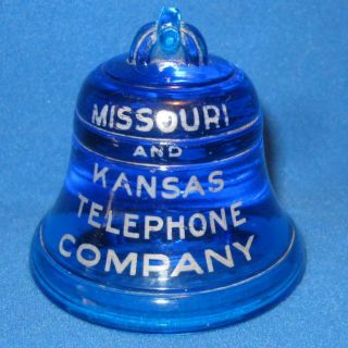 Bell Telephone Paperweight - Missouri And Kansas Telephone Company