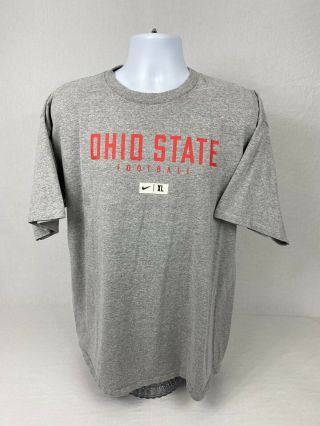 Vtg Nike Ncaa Ohio State Buckeyes Football Short Sleeve T - Shirt Size Xl