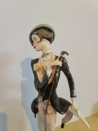 Giuseppe Armani Lady Clown Figurine Moon Signed & Numbered Limited Edition ITALY 3