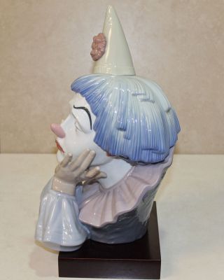 Lladro Figurine: 5129 Clown Head,  w/ Box 3