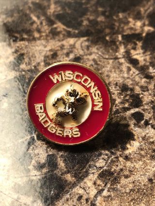 Vintage Wisconsin Badgers Lapel Pin
