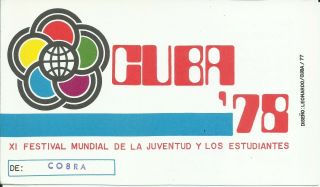 Vintage Co8ra Santiago De Cuba 1978 Amateur Radio Qsl Card