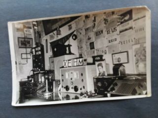 Xe1hm - Mexico D.  F.  - Ham Radio Equipment Photo - Ernest R.  Schmidt - 1953 - Qsl