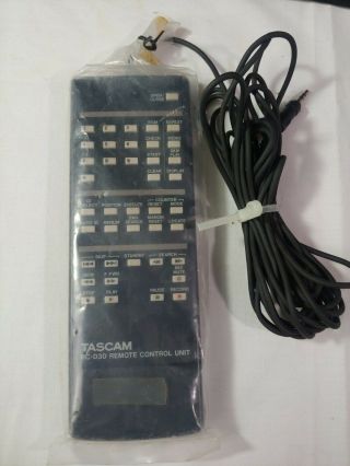 Tascam Rc - D30 Remote Control Unit For Da - 30mkii Digital Audio Tape (dat) Decks