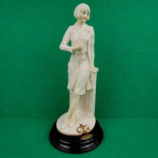 Giuseppe Armani Florence Porcelain Figurine Lady Doctor 10.  5 " Tall Made In Italy