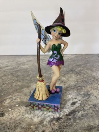 Jim Shore Disney Tinkerbell Pixie Witch Tiny Enchantress 4027943 Halloween Rare