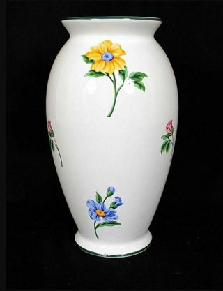 Tiffany & Co.  Sintra Floral Porcelain Vase Set Of 2