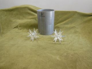 Swarovski Silver Crystal Large Star Candle Holder