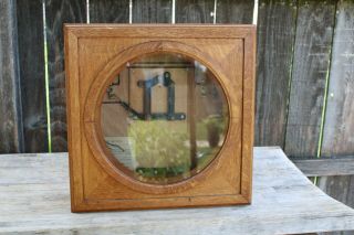 Antique Self Winding Clock Co.  York Oak Square Gallery Clock Case,  Wiring