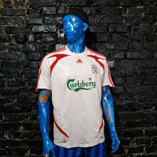 Babel Liverpool Jersey Away Football Shirt 2007 - 2008 Adidas 694745 Mens L