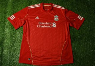 Liverpool England 2010/2012 Football Shirt Jersey Home Adidas Size Xxxl