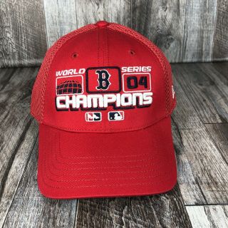 Boston Red Sox Hat Era World Series Champions 2004 04 Flex Fit Cap One Size