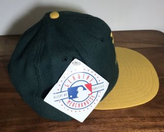 Vintage OAKLAND A ' s Snapback Hat w/Tag - Universal Made In USA - Wool Blend Cap 2