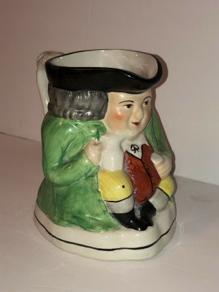 Rare Staffordshire " Green Willow " Toby Jug
