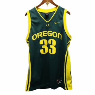 Oregon Ducks Nike Team Sewn Stitched Basketball Jersey Men’s Large Length,  2