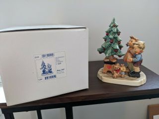 Hummel " Wonder Of Christmas W/ Steif Teddy Bear " 156027 & 2015 Le - W Box