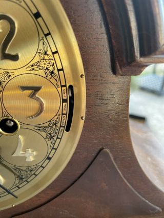 Vtg Franz Hermle Key Wind Chime Mantle Clock Trend Sligh Zeeland PLEASE READ 2