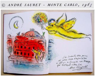 Chagall Lithograph,  Mourlot Sorlier 6 Lithographs Art Book Paris Opera