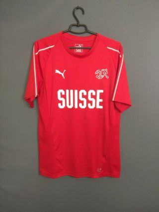 Switzerland Jersey Training Large Shirt Soccer Football Puma Ig93