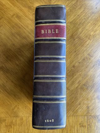 1608 Quarto Geneva Bible.  Printed At London By Robert Barker