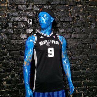 Tony Parker San Antonio Spurs Jersey Nba Sleeveless Shirt Adidas Size Young Xl