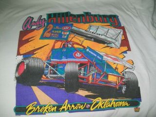 1995 Andy Hillenburg Stp 2 Vintage World Of Outlaws Sprint Car T - Shirt Xxl Woo
