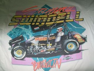 1991 Sammy Swindell Tmc 1 Vintage World Of Outlaws Sprint Car T - Shirt Xl Gaerte