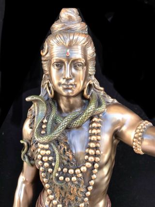 Lord Shiva Statue 26 Inch Mahadev Trishul Trident Indian God Figurine Temple