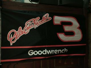Vintage Dale Earnhardt Goodwrench Nascar Flag Banner Huge 5 X 3